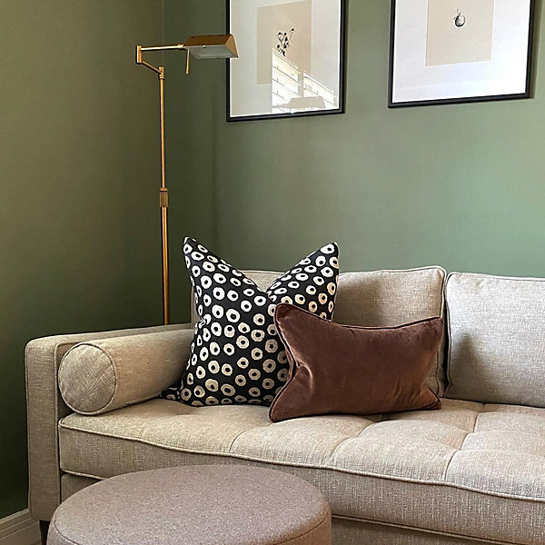 Lampadaire en laiton avec LED et variateur tactile - Notia