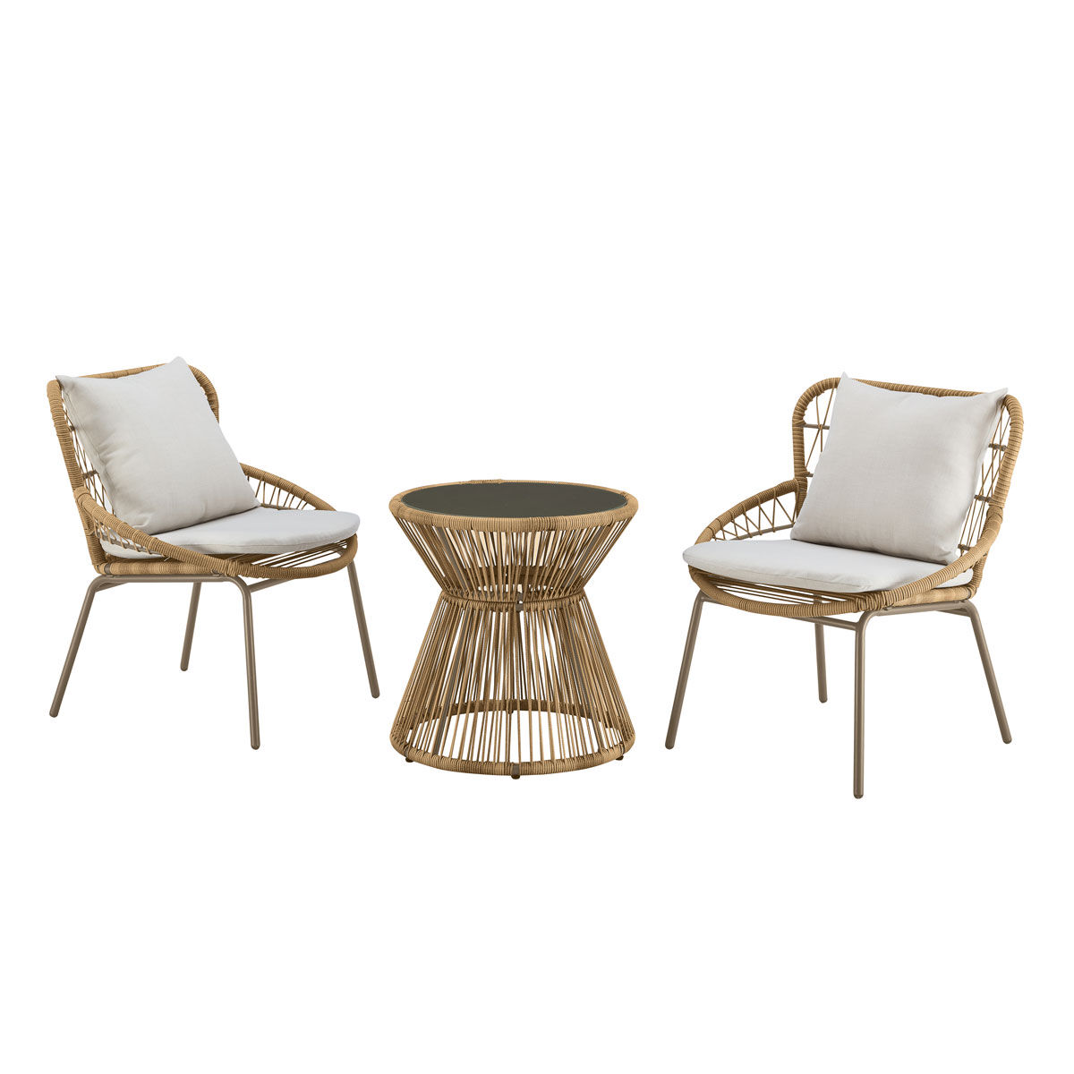 Conjunto jardim de 2 lugares RELAX