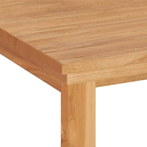 NNEVL Desk 100x45x75 cm Solid Teak Wood