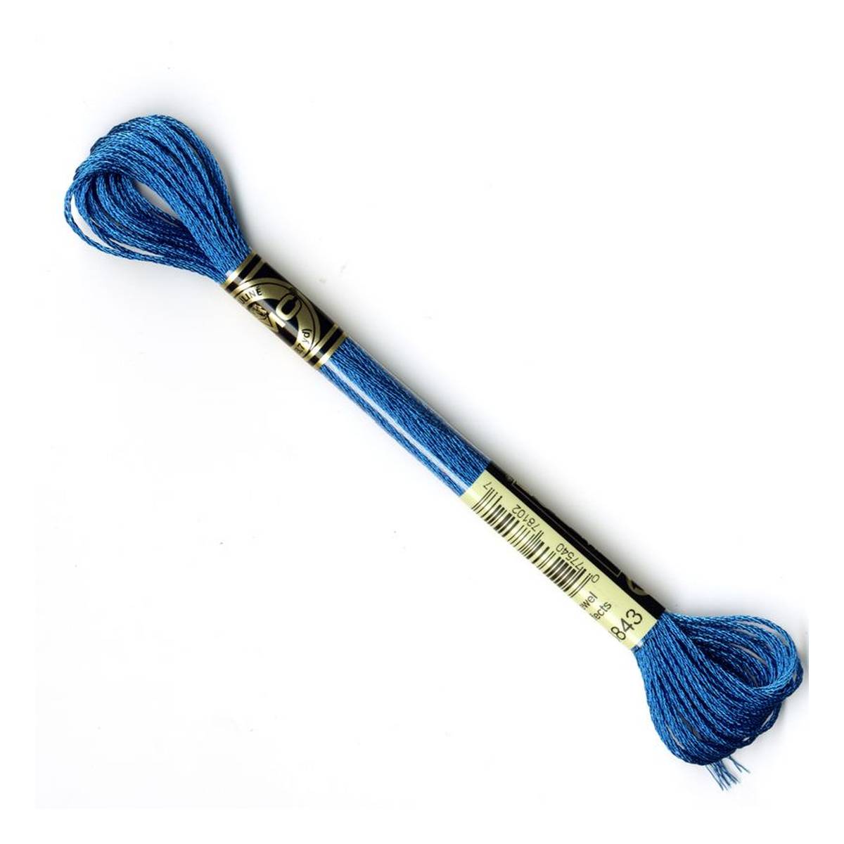 DMC Mouline Light Blue Sapphire Light Effects Embroidery Thread 8m (E3843)