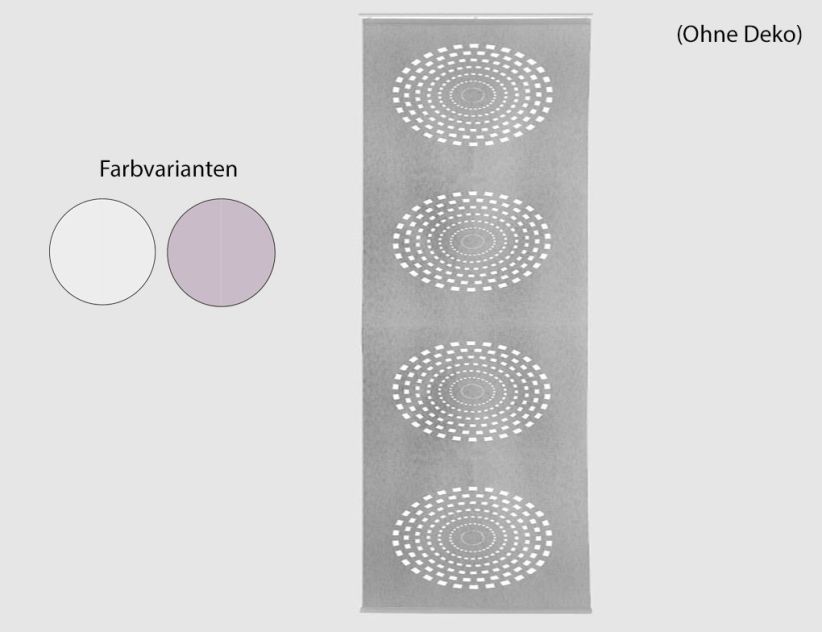 Schiebevorhang Circles
