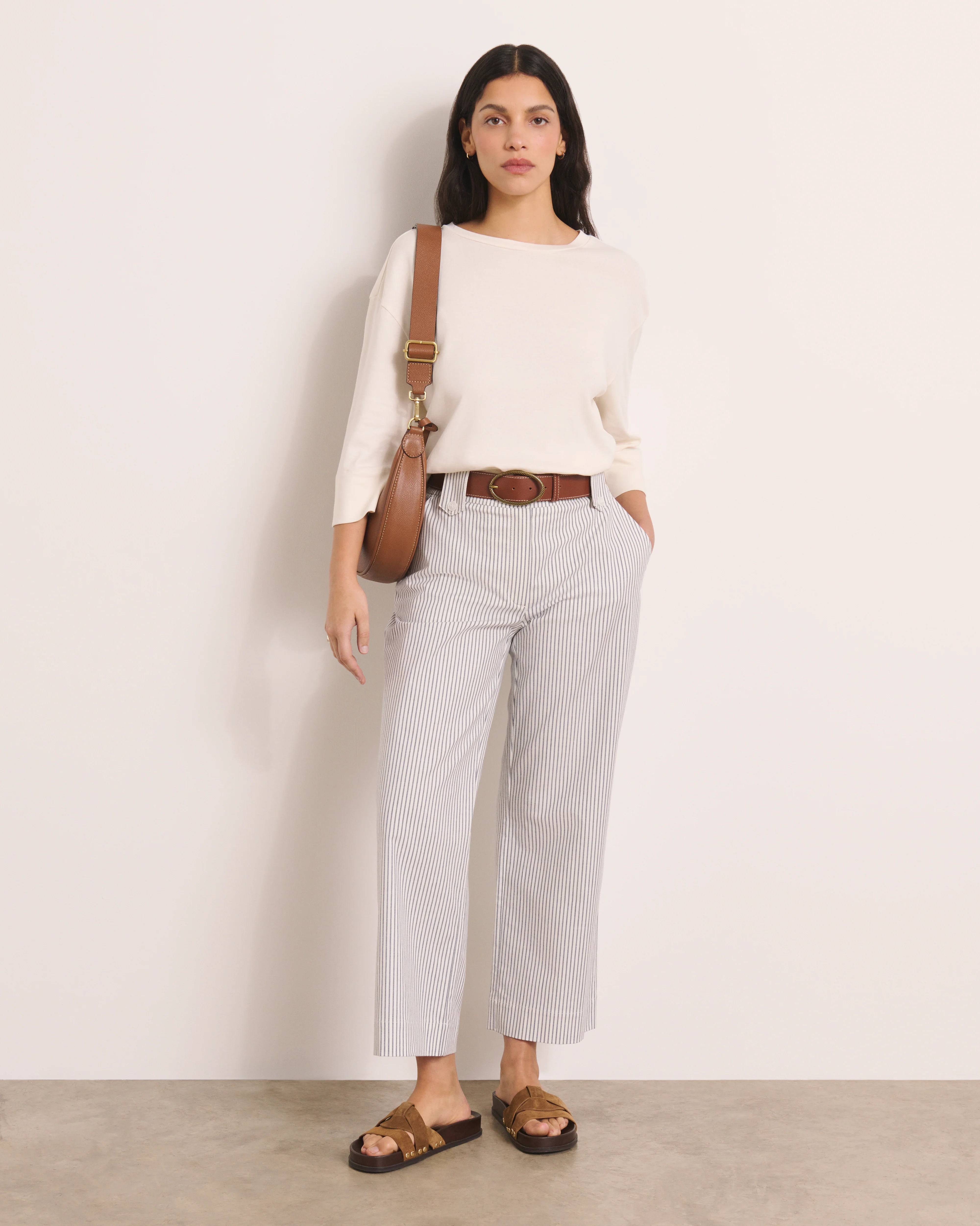 Tee-shirt blanc large THALIE/13163/003