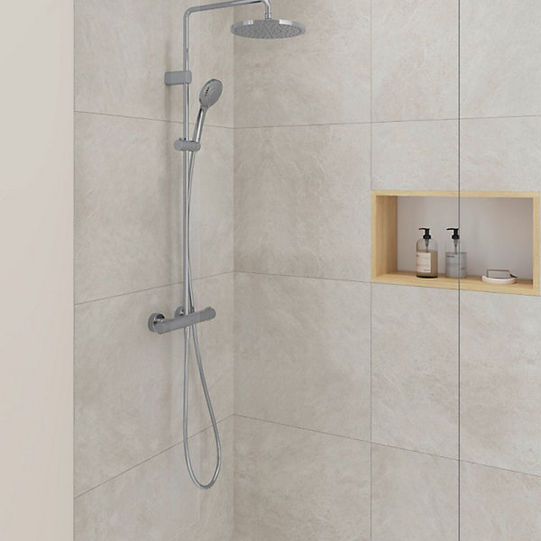 Colonne de douche thermostatique DURAVIT chromé
