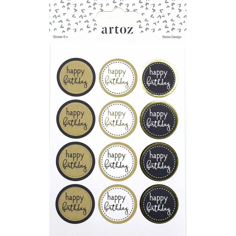 Sticker 6er-Set Stickers
