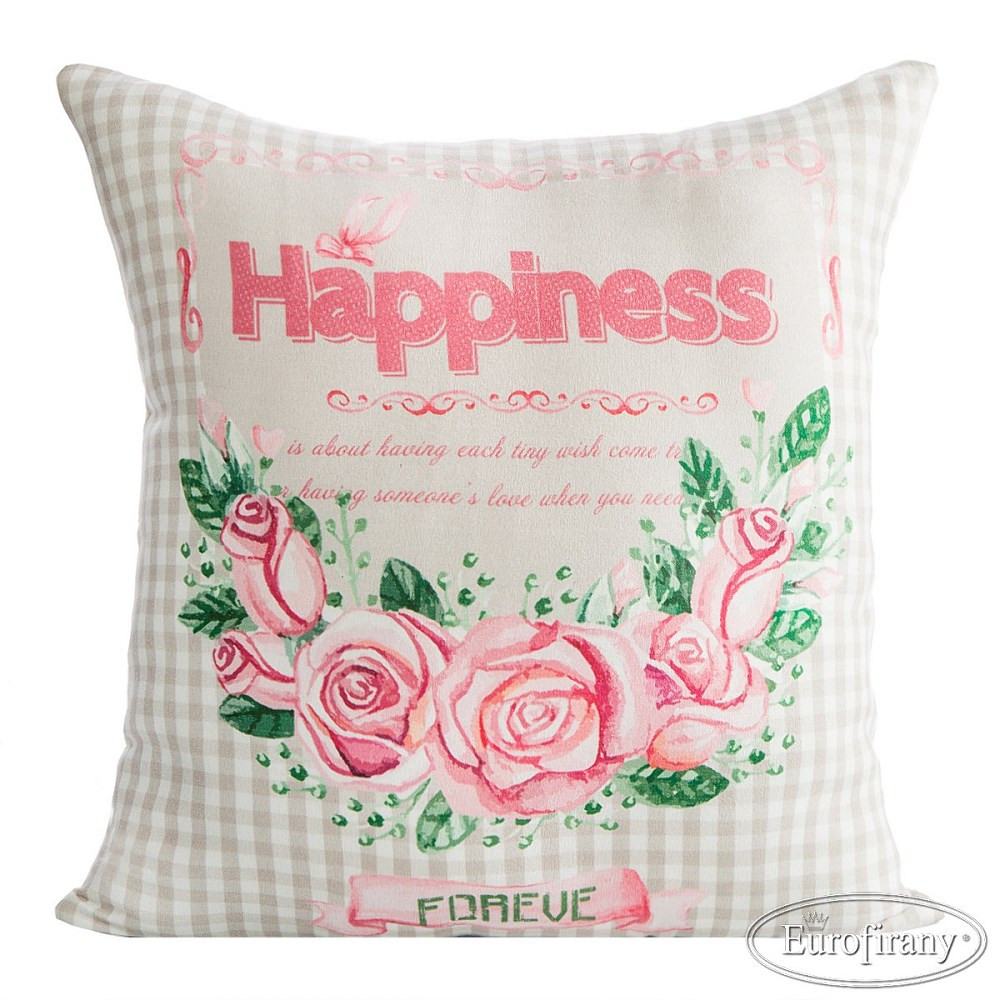 Poszewka 40x40 Happiness