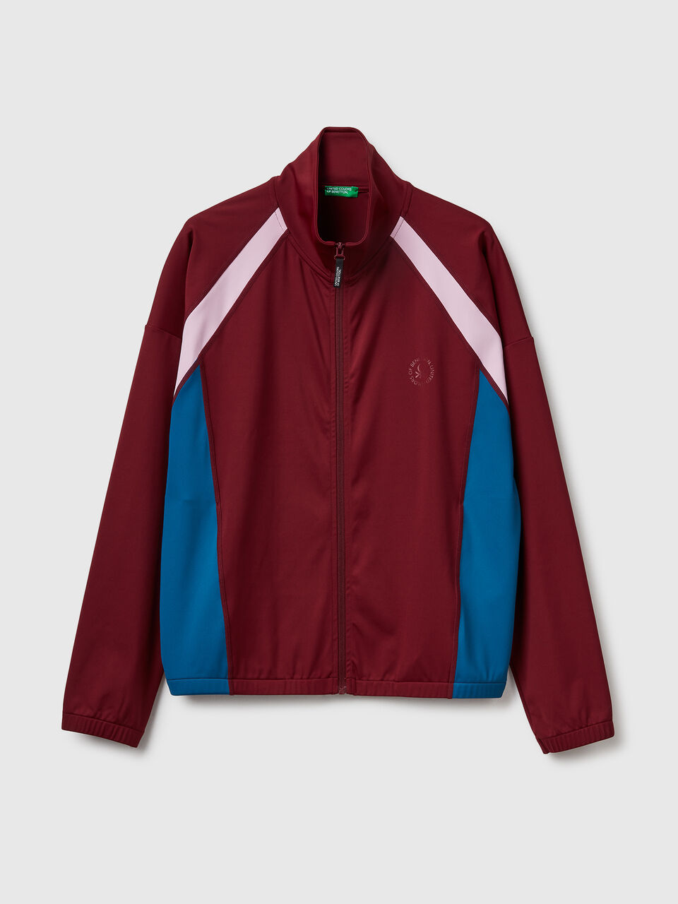 Sports sweatshirt with high neck