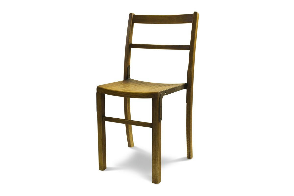 ABBESSES - Chaise bistrot en bois marron