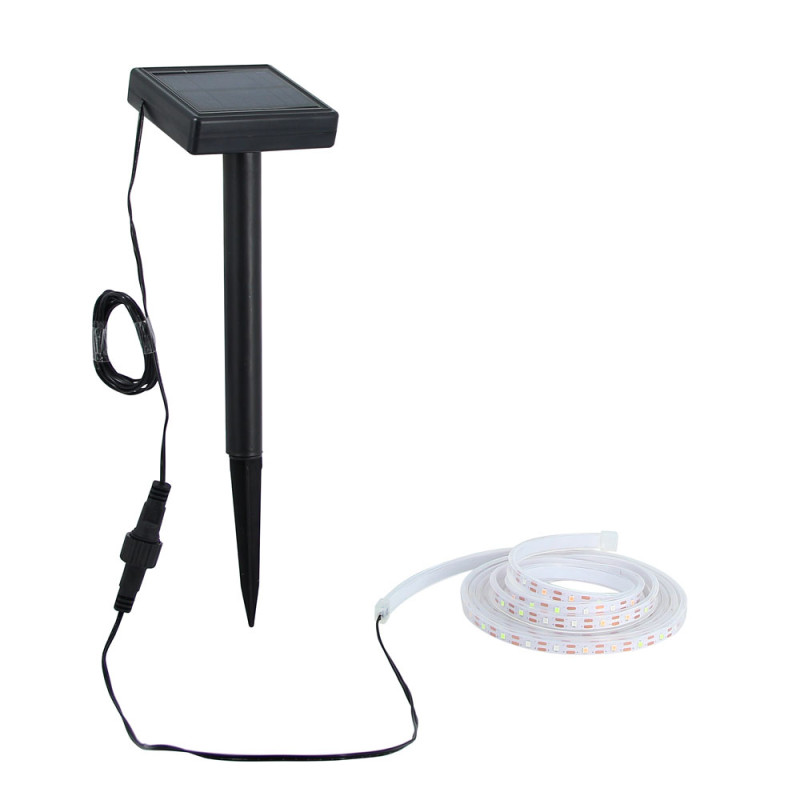 Ruban LED solaire RVB 3 m 2 pièces XANLITE