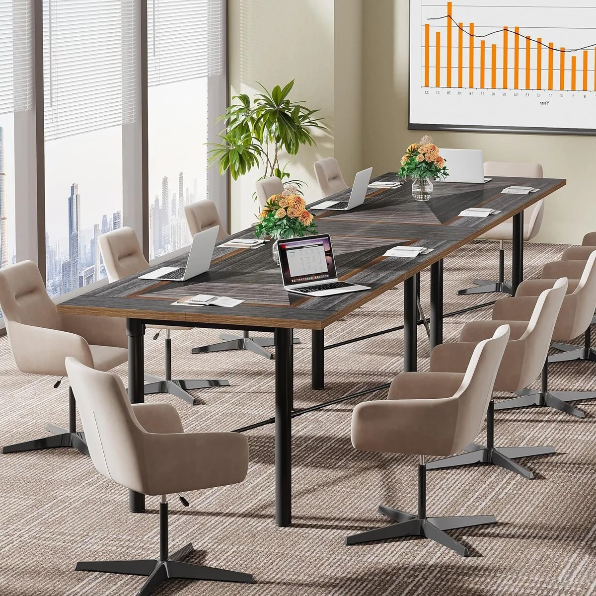 6FT Conference Table Meeting Table for Office Conference Room