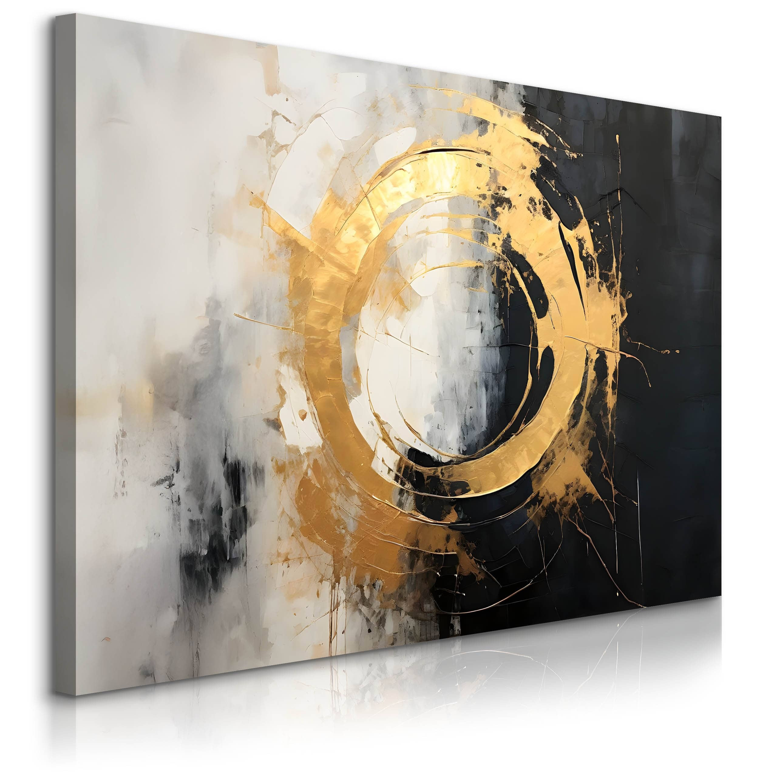 Obraz Abstrakcyjny Okrąg Na Betonie 30x20cm