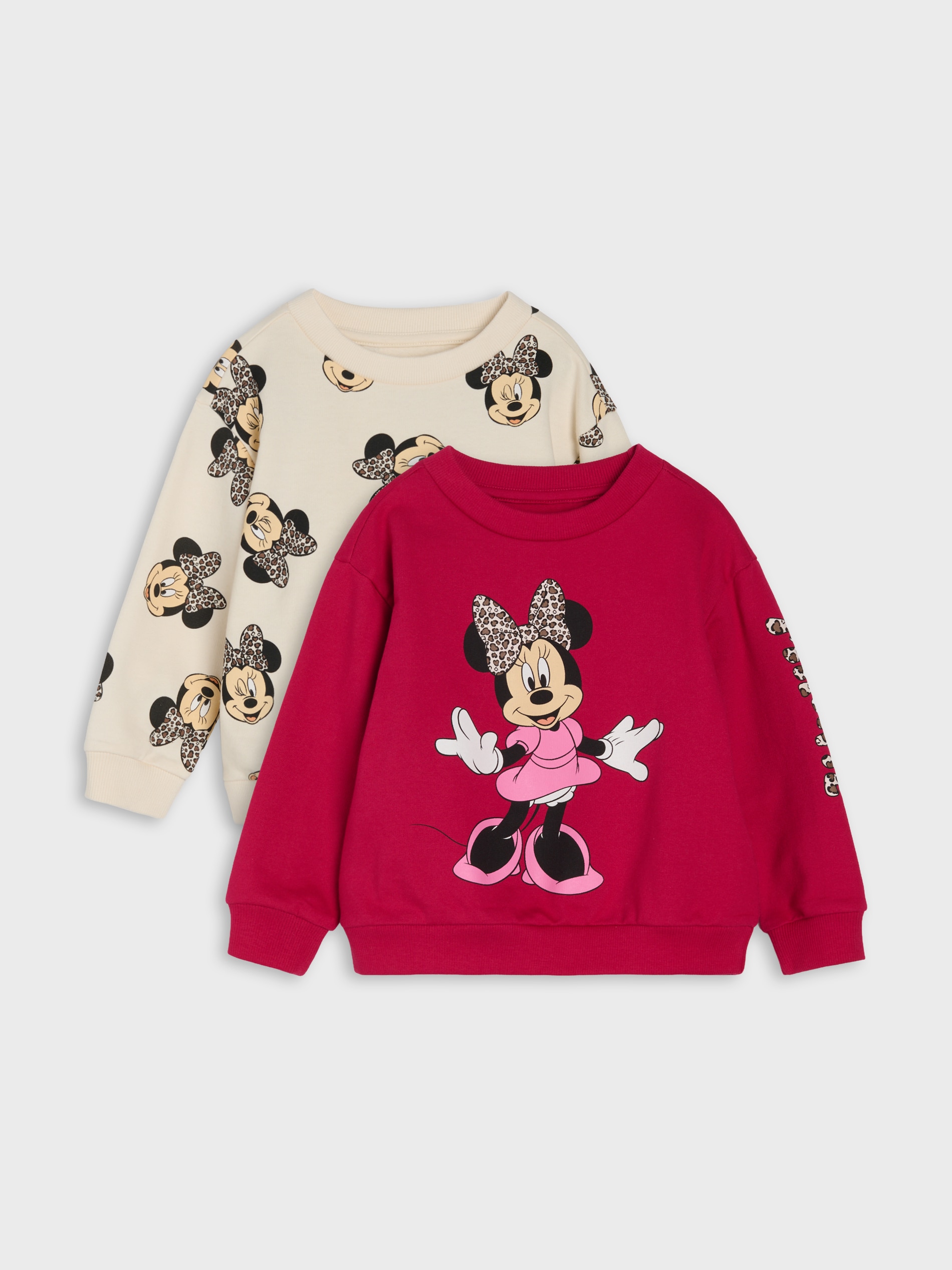 Bawełniane bluzy z nadrukiem 2 pack Minnie Mouse