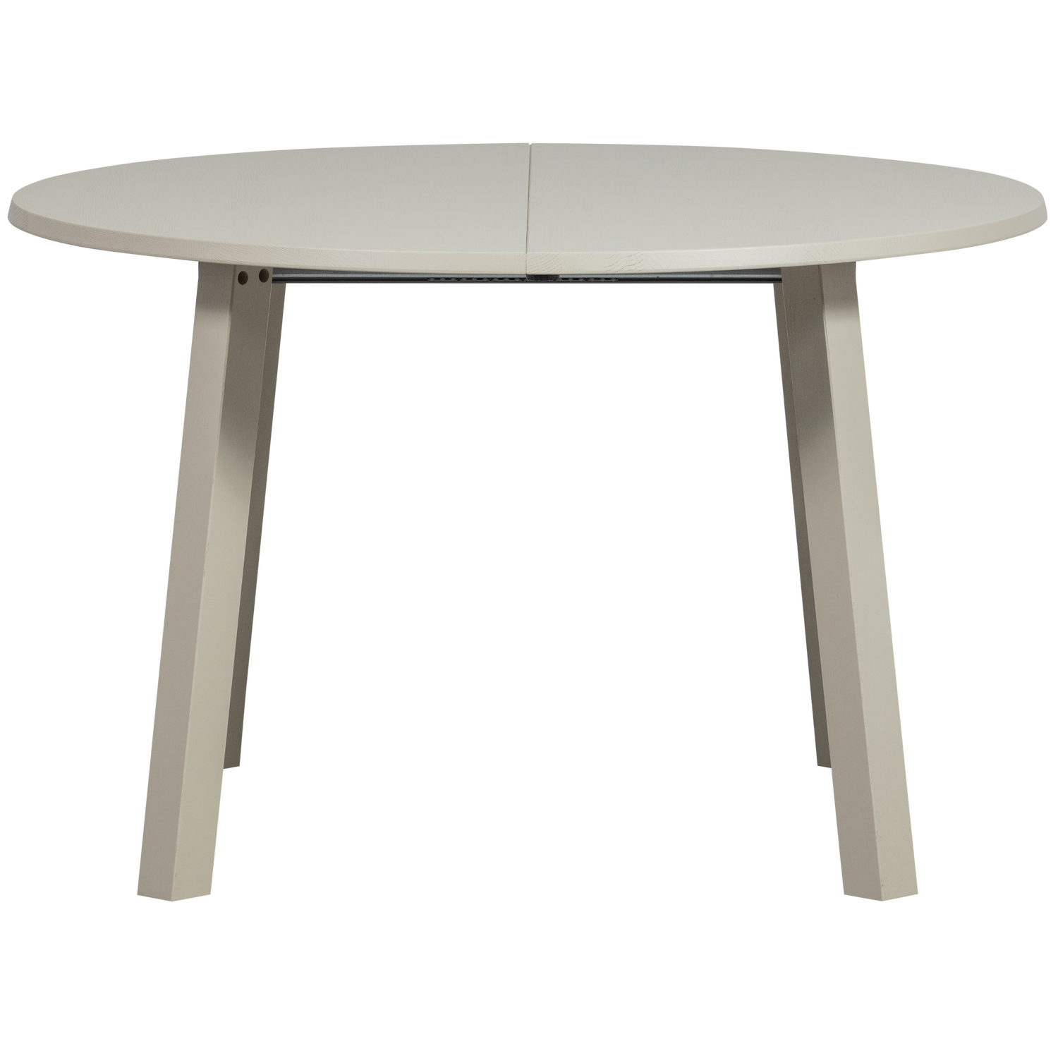 WOOOD uitschuifbare eettafel rond 120Ø cm Janne - Eiken - Dakargrau