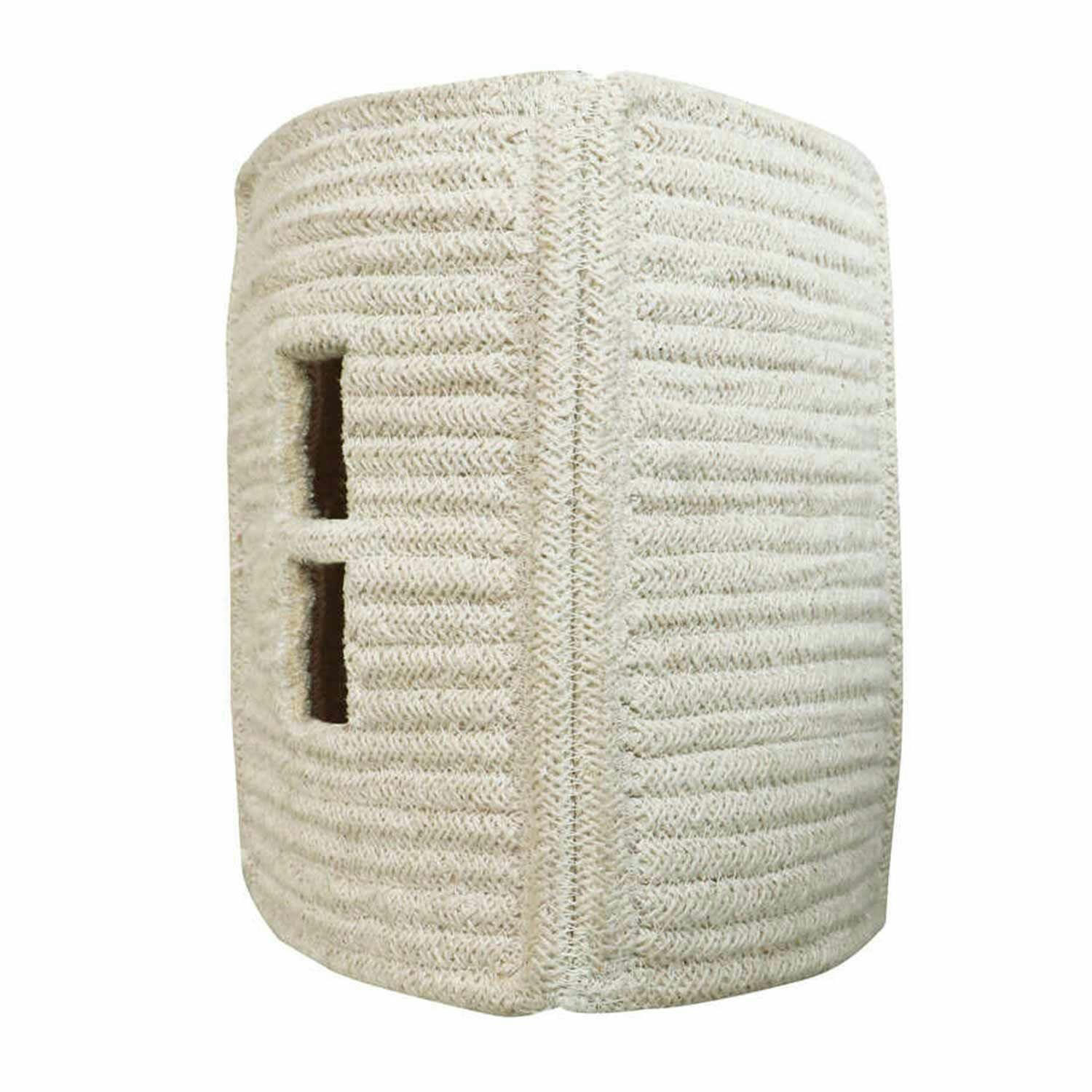 ECO-CITY - Panier de rangement maison vintage nude (22 x 22 x 34 cm)