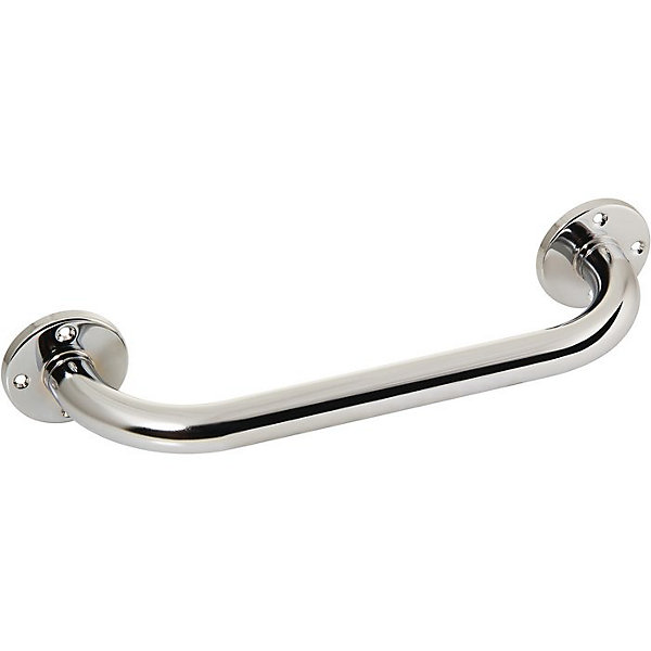 Barre d'appui droite - 675 mm - Diamètre 25 mm - laiton nickelé chromé - Godonnier