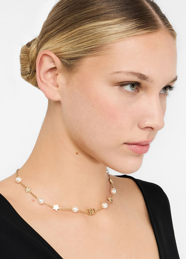 Girocollo con perle sintetiche