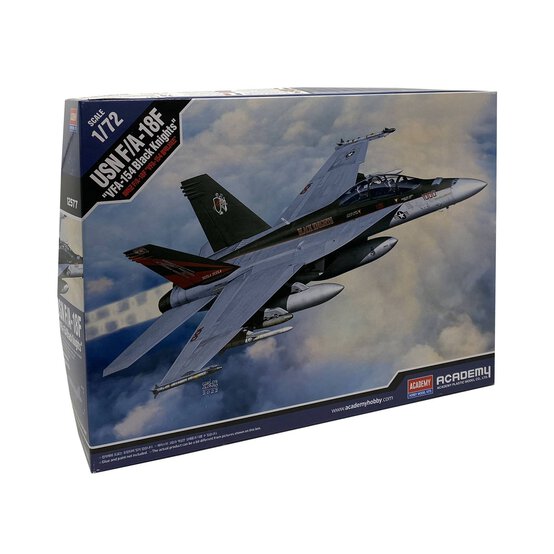 Academy USN F/A-18F VFA-154 Black Knights Model Kit 1:72