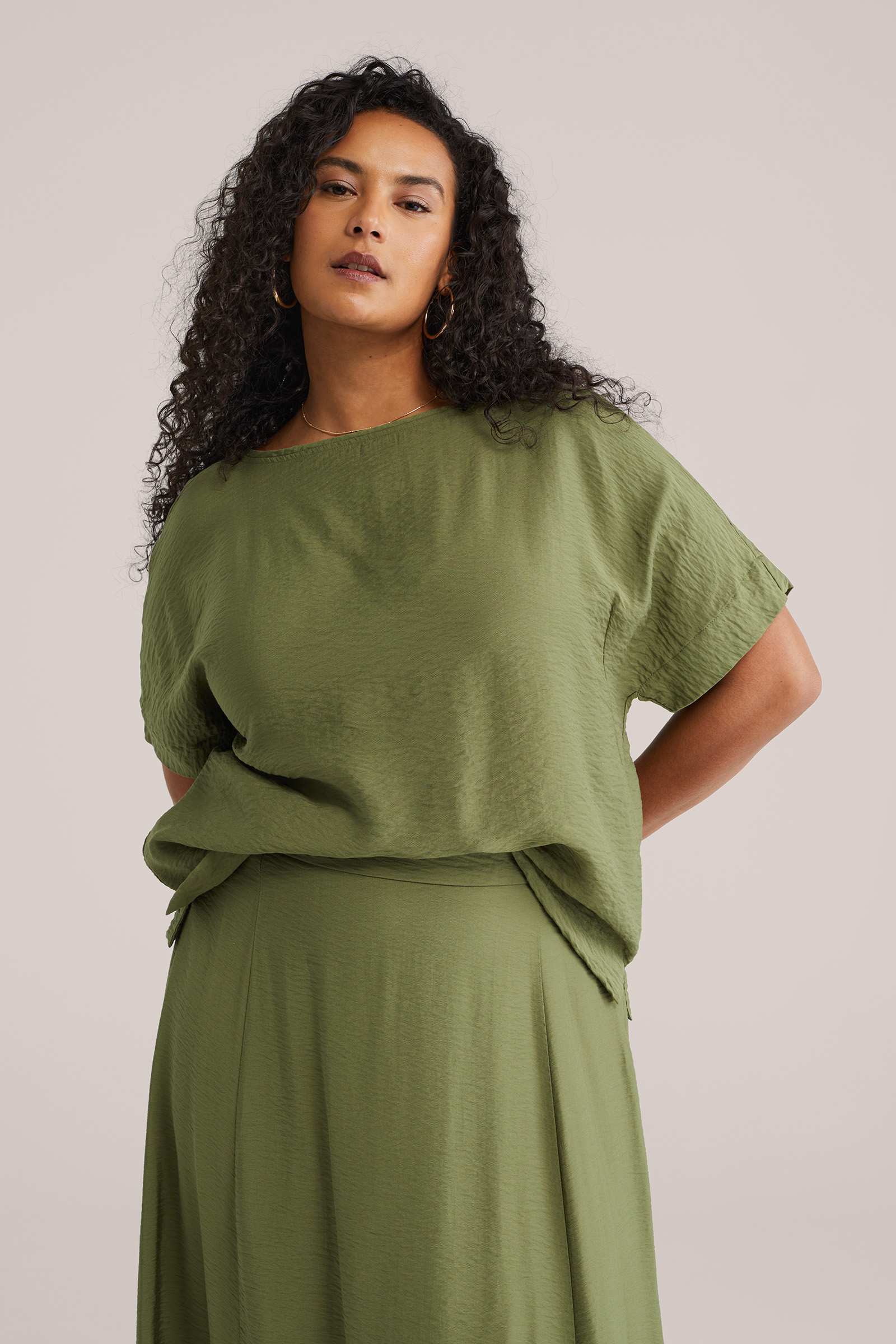 Dames Top en midirok - Curve