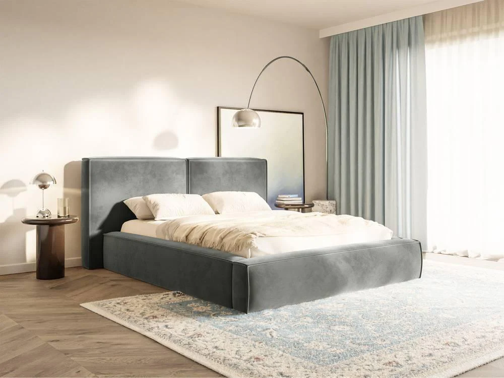 Bedframe Willa velvet 140 x 200 cm met opbergruimte