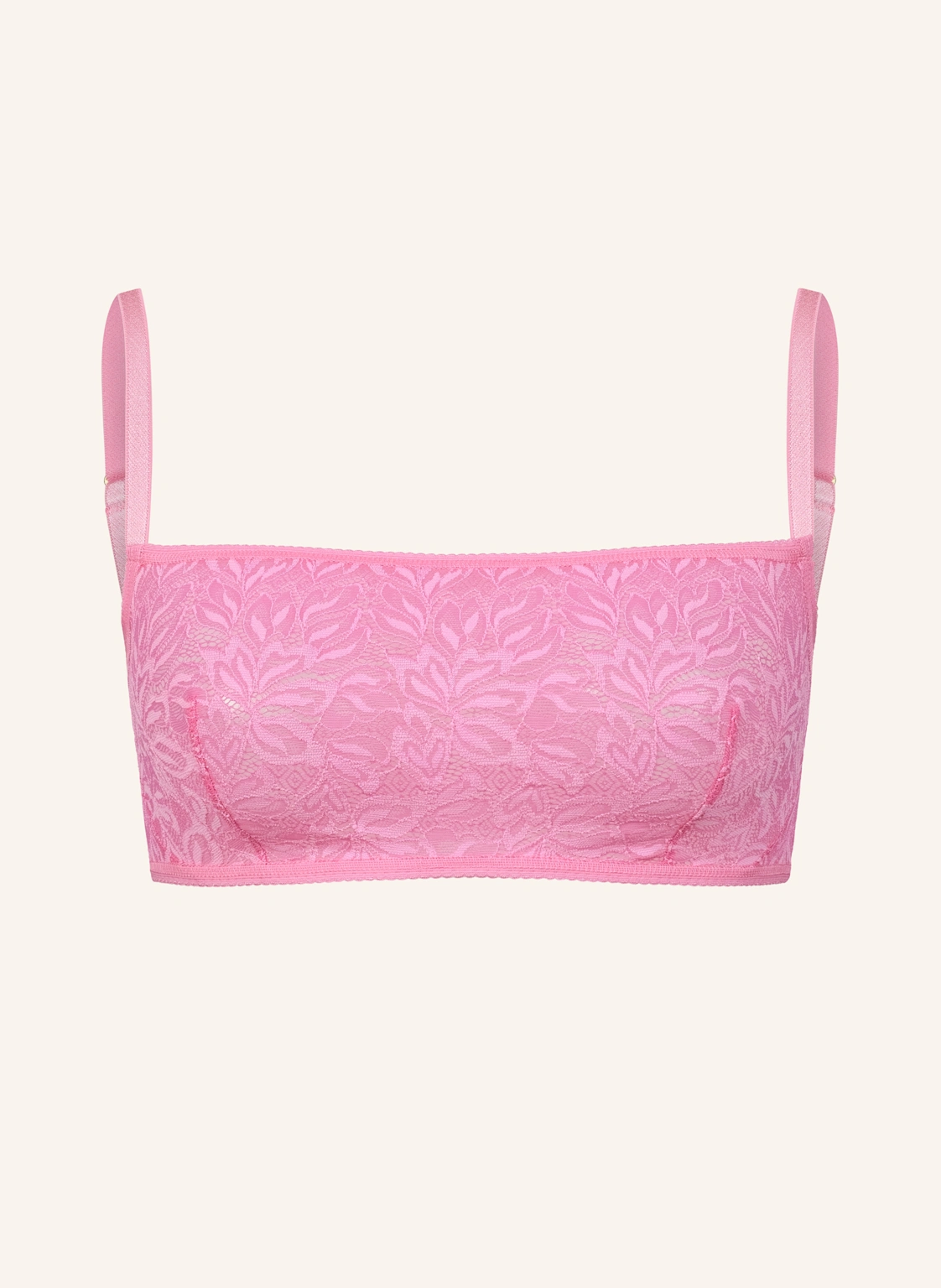 erlich textil Iconic Lace Bandeau Bralette bügellos aus Spitze - verstellbare Träger