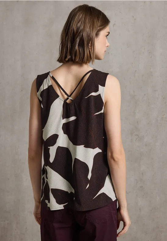 Blusentop mit Bänderdetails