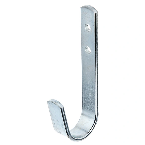Wandhaken, Rohstahl, Silber