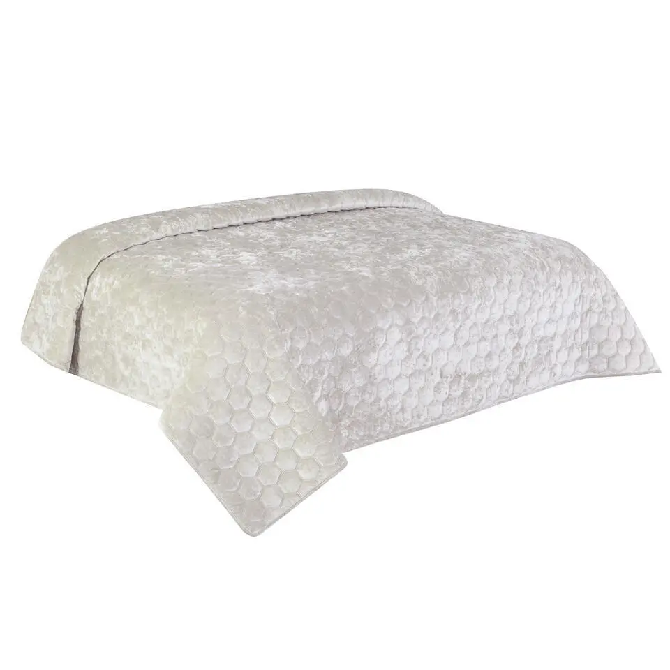 Unique Living Bedsprei Amiens - creme wit - 240 x 280 cm