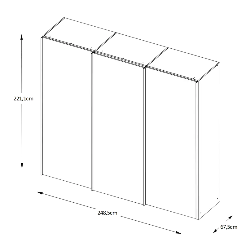 Schiebetürenschrank Primo