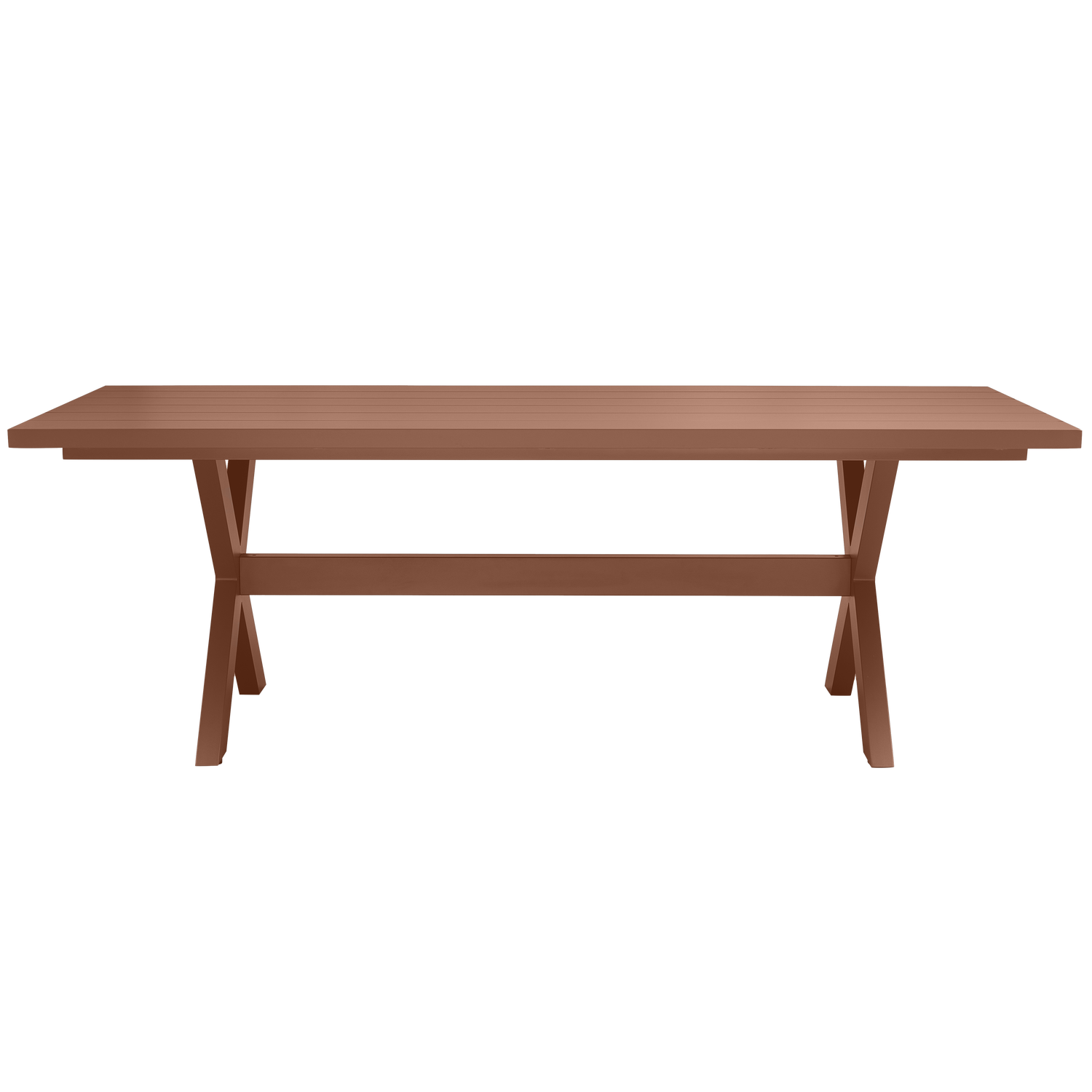 WOOOD picknicktafel tuin Delta - Aluminium - Terra - 75x220x105