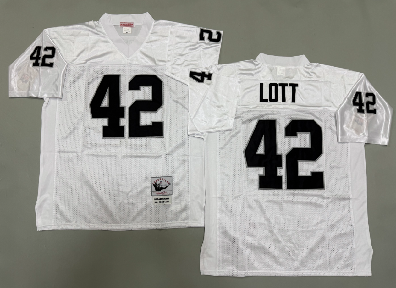 Ronnie Lott Las Vegas Raiders Authentic Throwback Retired Player Jersey