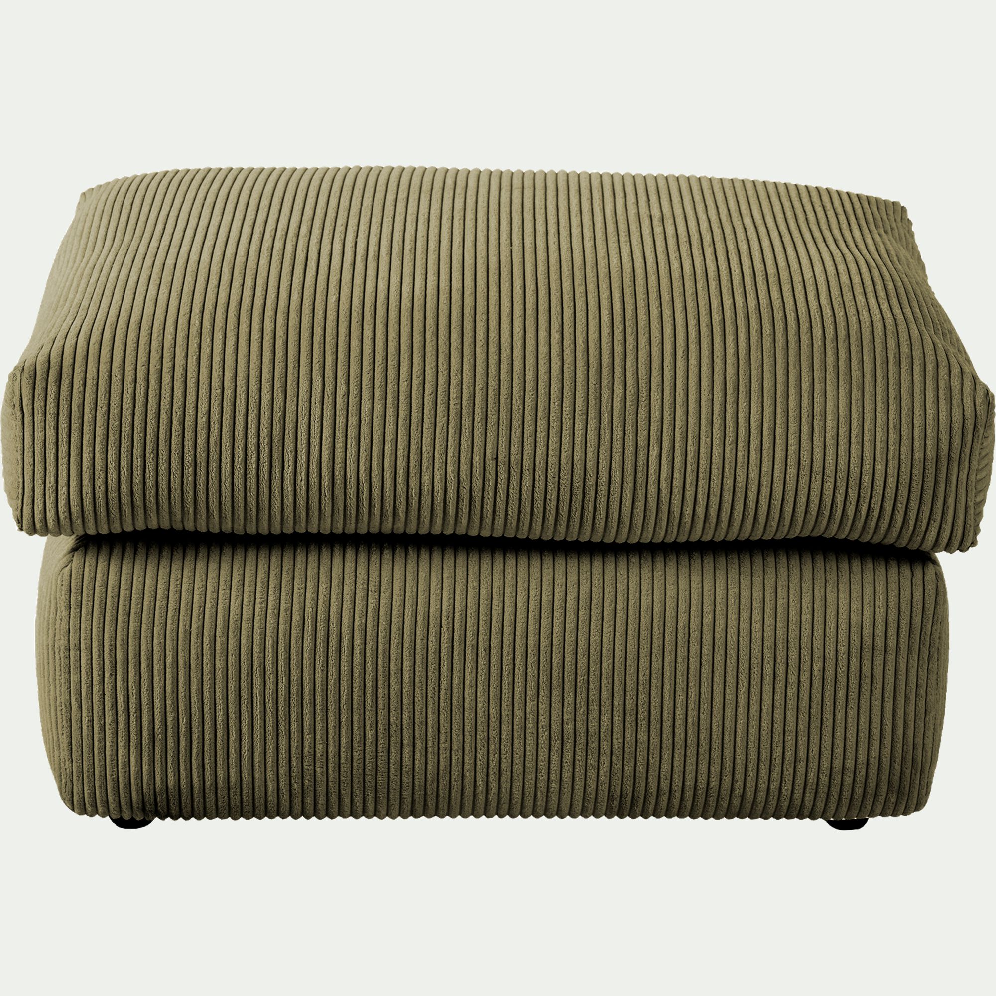 PIUMA - Pouf en velours côtelé - vert cèdre