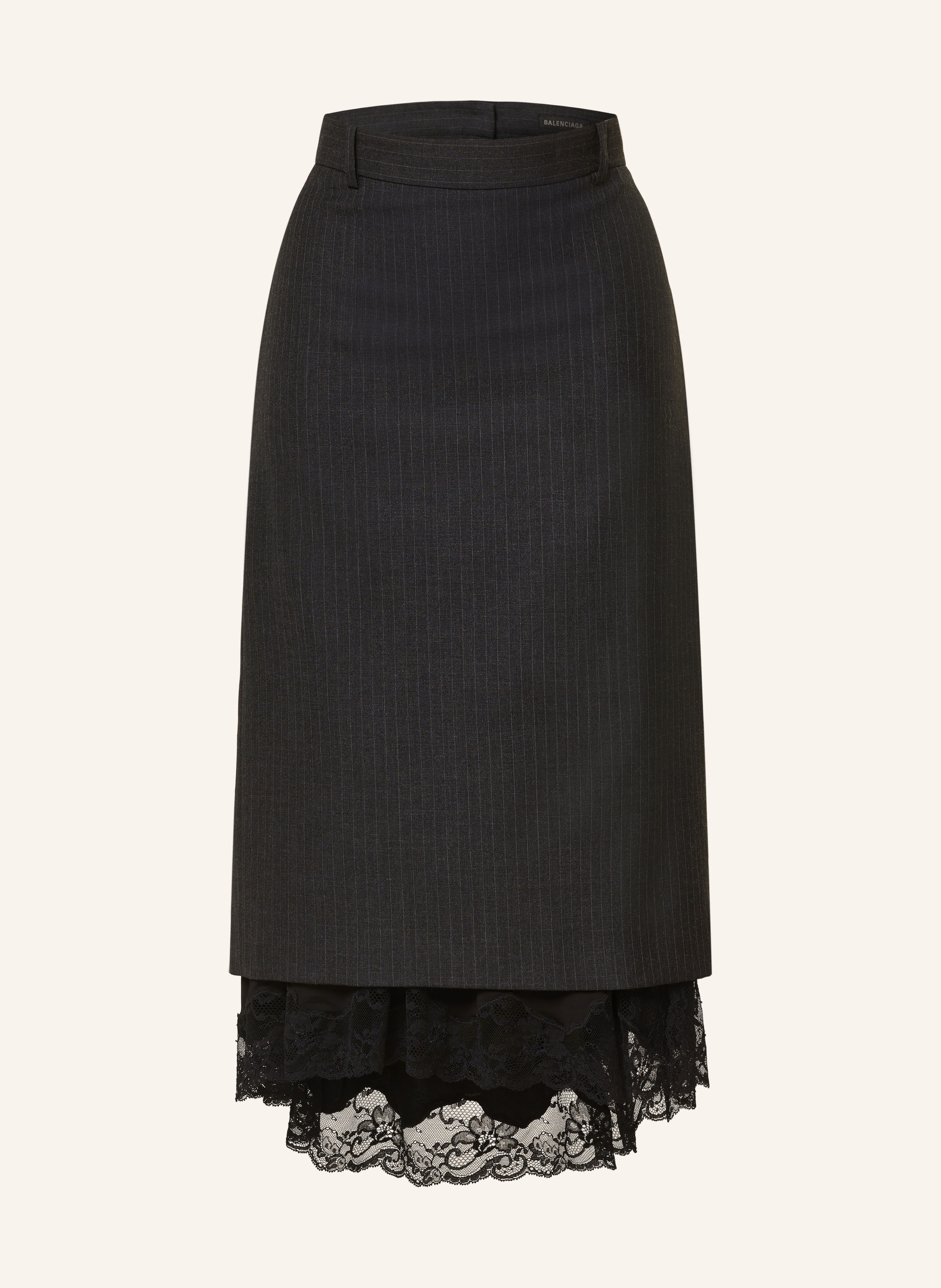 BALENCIAGA Rock mit Spitze