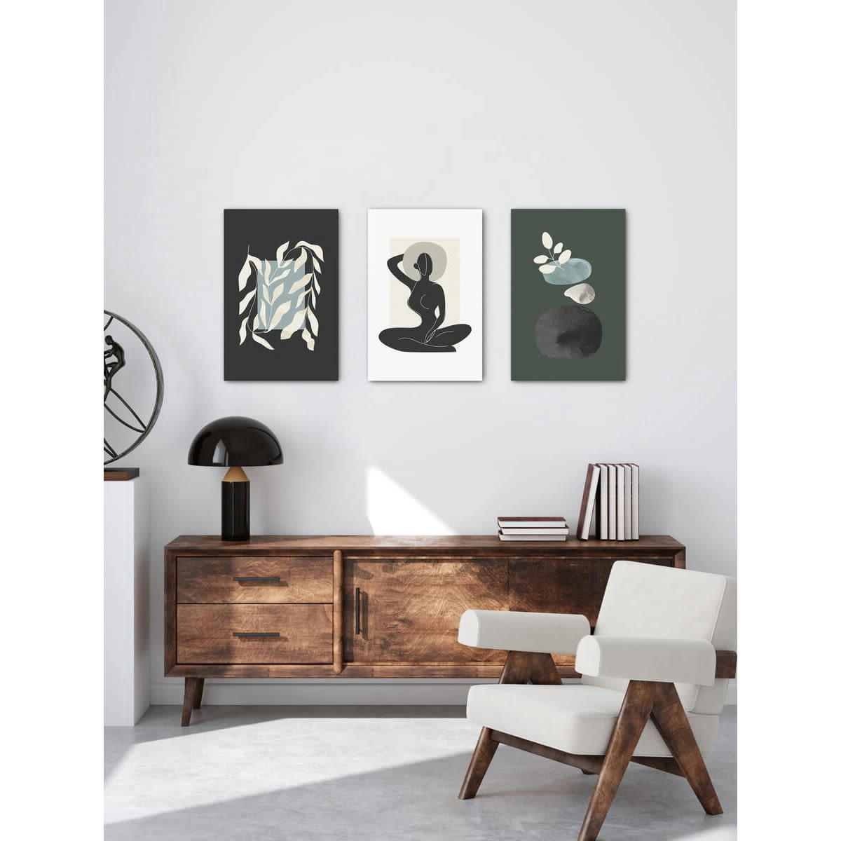 ILLUSTRATION - Tableau sur verre silhouette 30x45 cm