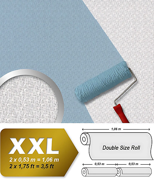 Papier à peindre non-tissé mur et plafond relief décoratif EDEM 80390BR60