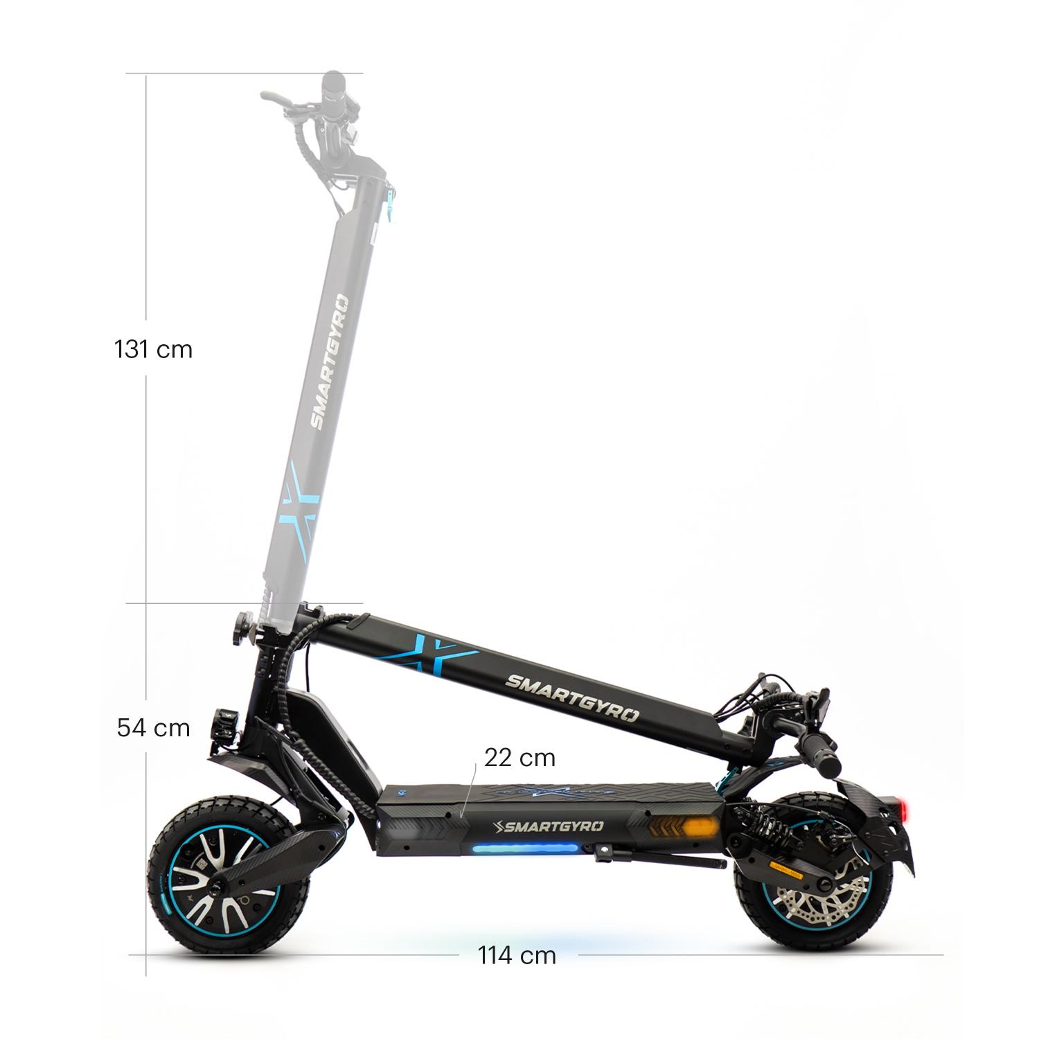 Patinete eléctrico smartGyro CROSSOVER DUAL MAX 2 LR