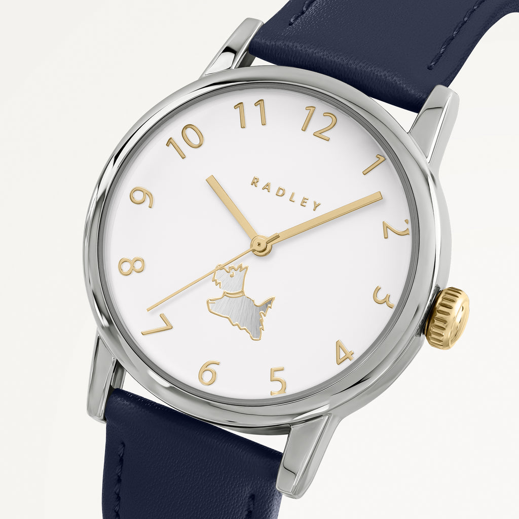 Noble Alley - 34MM Leather Strap Watch