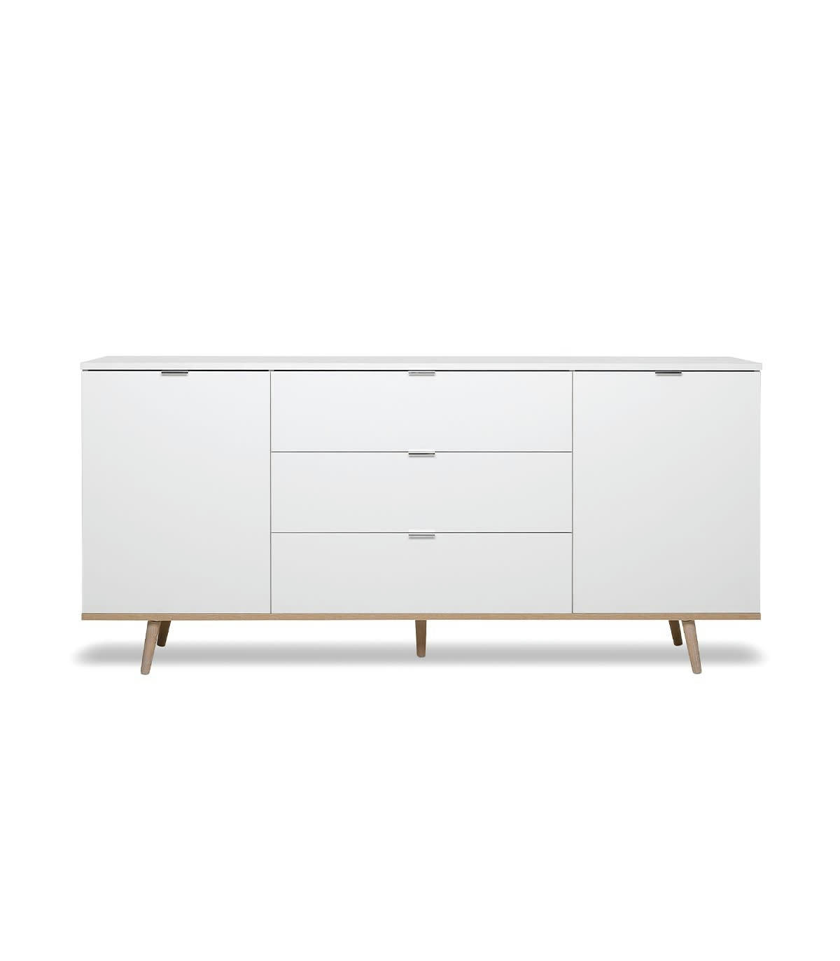 COPENHAGUE - Buffet bas 2 portes 3 tiroirs L180 cm