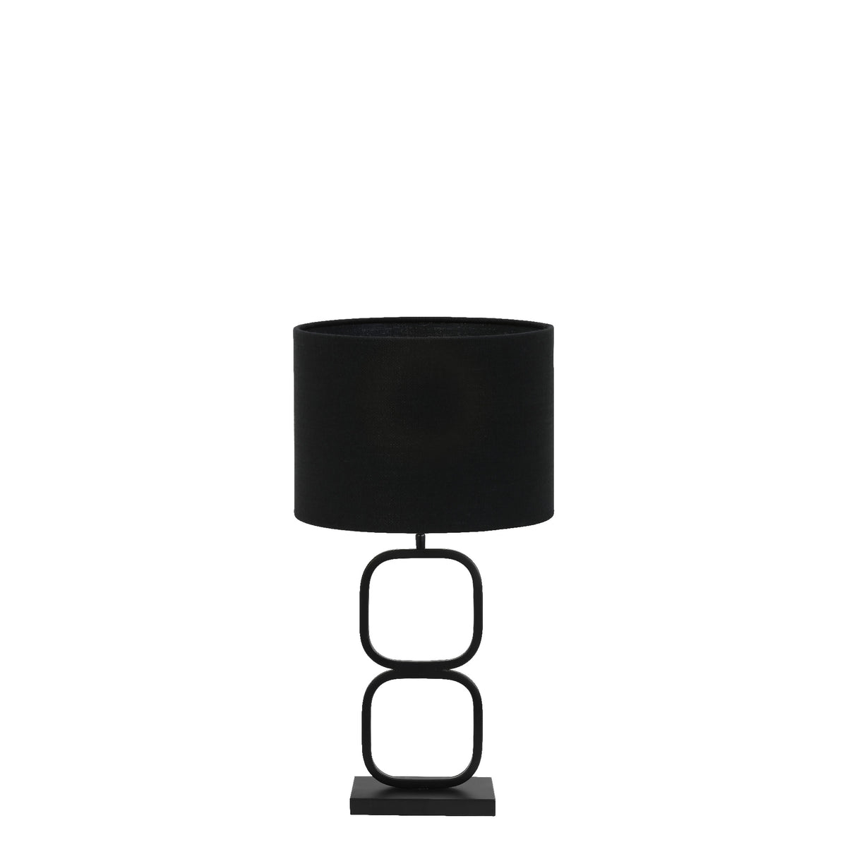 Light & Living tafellamp Lutika/Livigno - zwart, zwart - 30x30x67cm