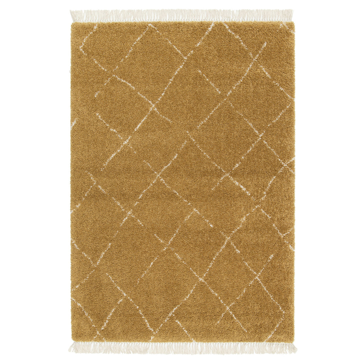 AFK Living vloerkleed Tigris - zeer zacht - geel - 160 x 230 cm