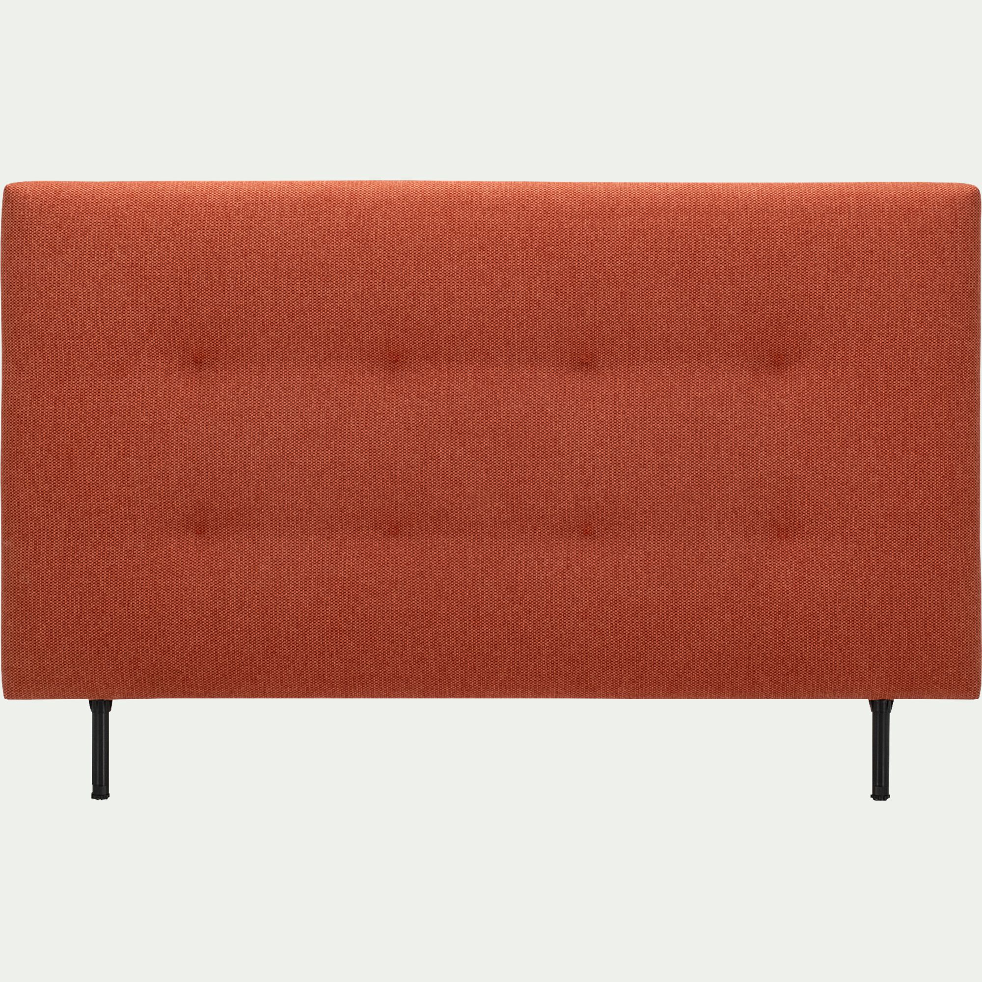 MARGO - Tête de lit capitonnée en tissu L182cm - terracotta