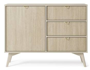 Komoda Lugano Wood 3 szuflady, 1 szafka