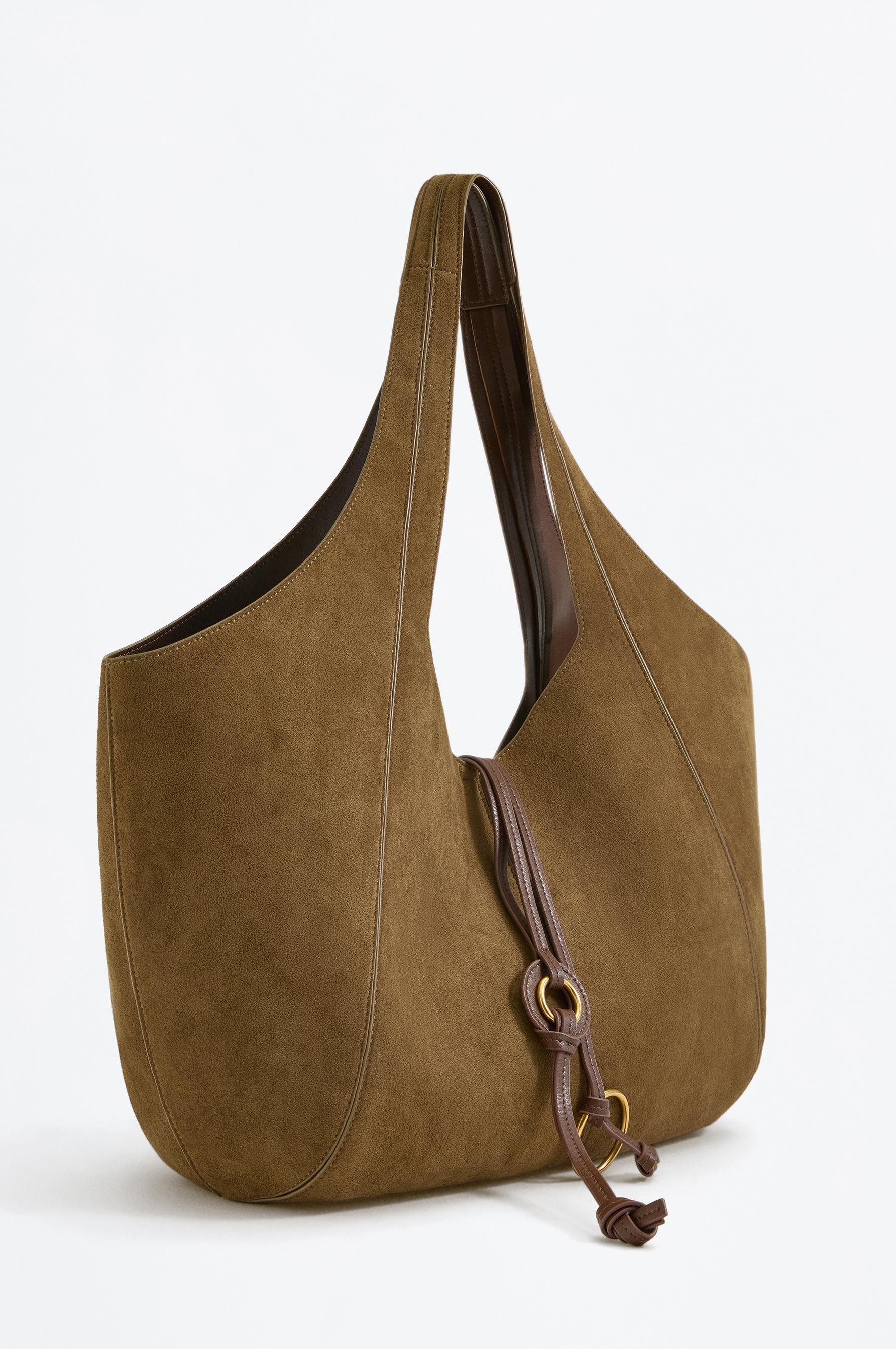 Bolso shopper efecto ante detalle