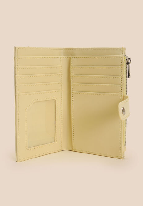 Womens Lemon Yellow Slimline Purse