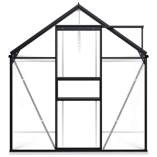 NNEVL Greenhouse with Base Frame Anthracite Aluminium 4.75 m&sup2;