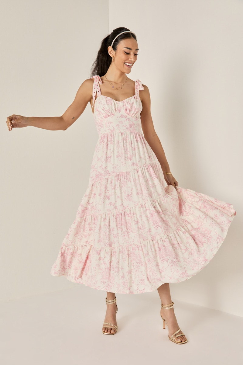 Fay Floral Tiered Maxi Dress