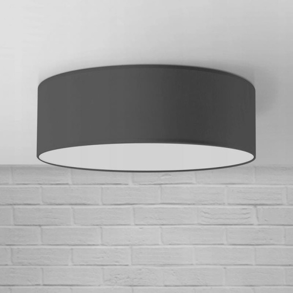 Plafon czarny okrągły 40cm IGLO 3xE27x40W IP20 Lampex