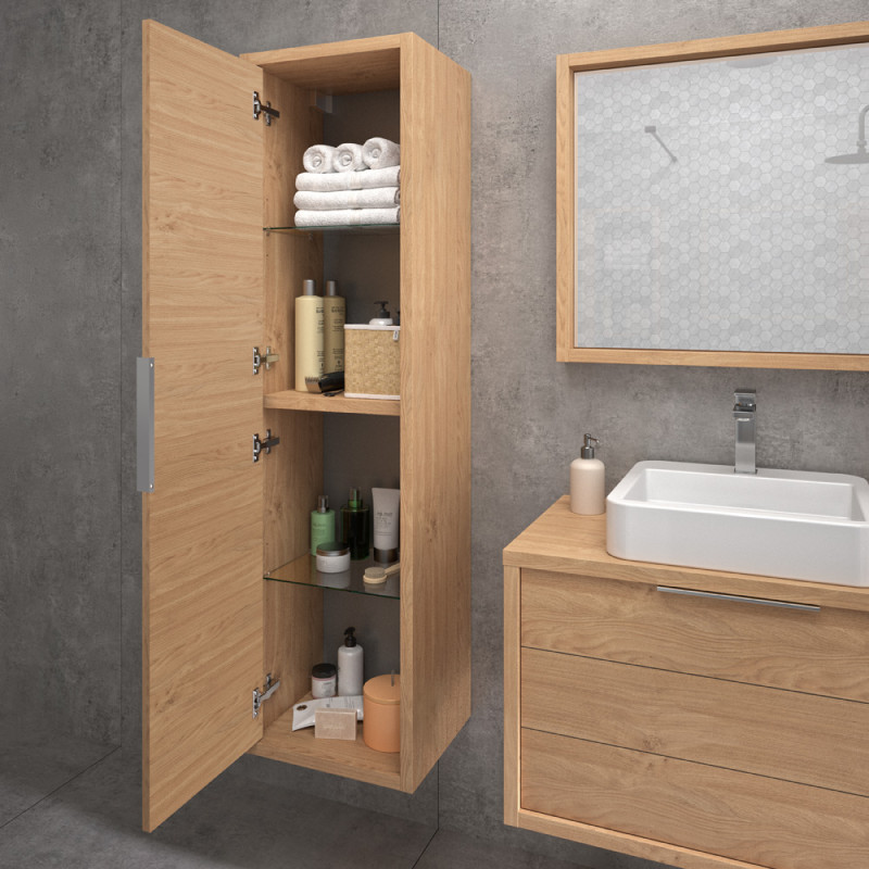 Colonne de salle de bain Sorento Chêne Kendal 42,4 cm ALLIBERT