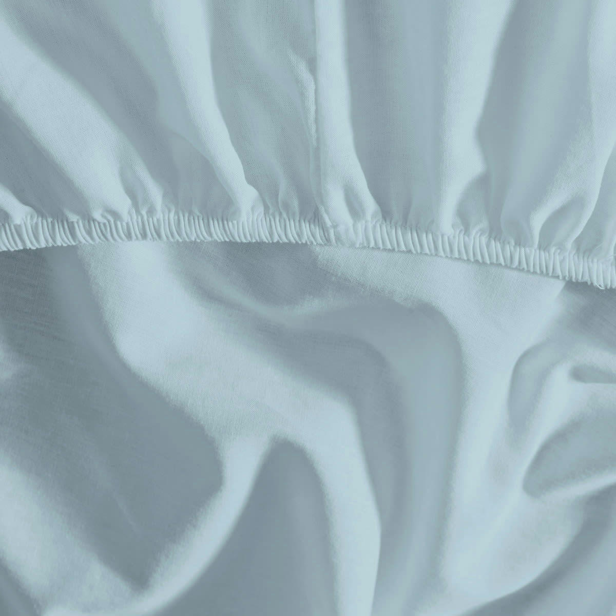 STUDIO - Drap housse en coton bonnet 30cm  nuage 160x200 cm