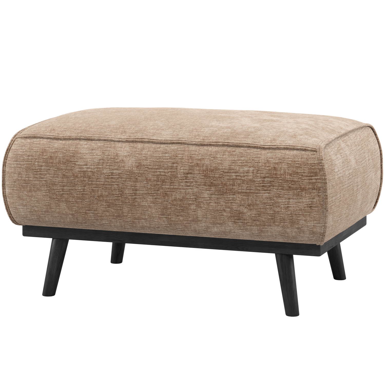 WOOOD hocker Statement - Chennile - Velvet Taupe - 40x80x55
