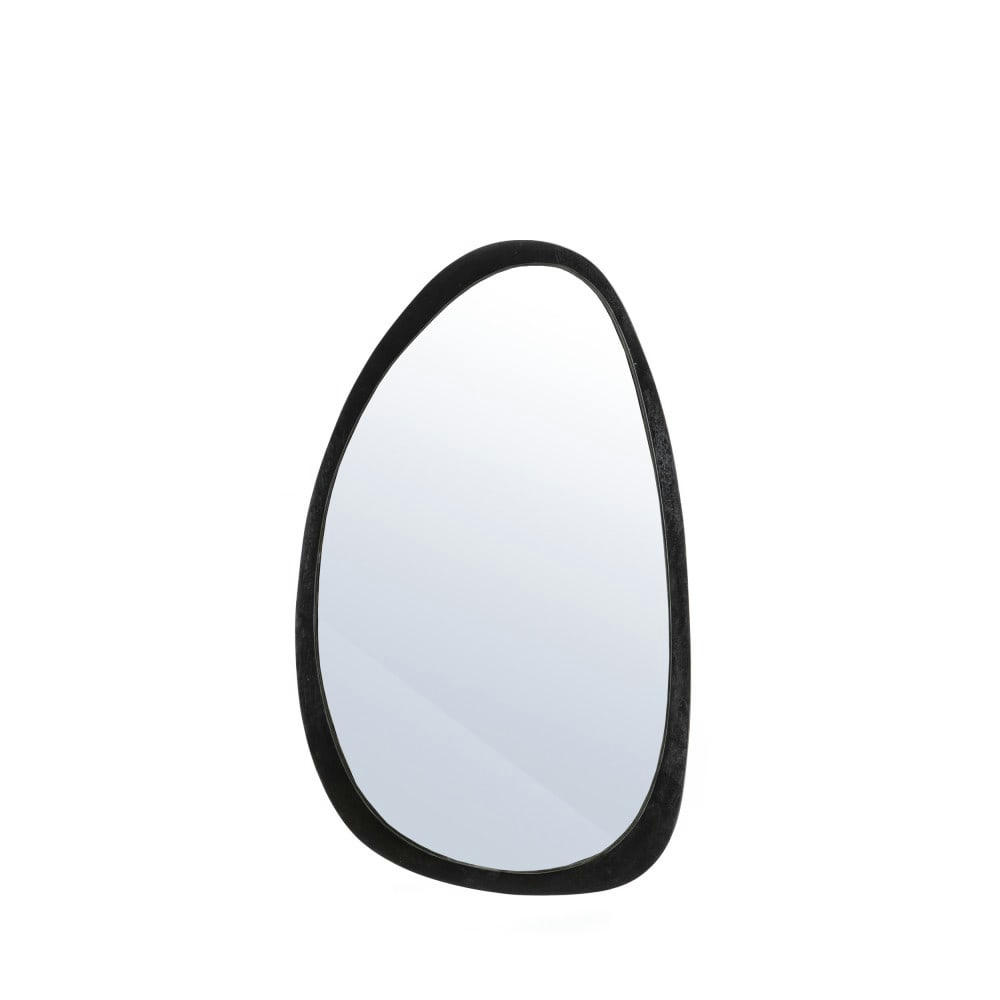PLECTO - Miroir organique en bois noir