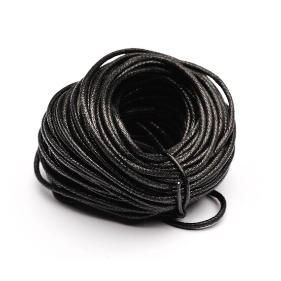 Beads Unlimited Black Bootlace 3m